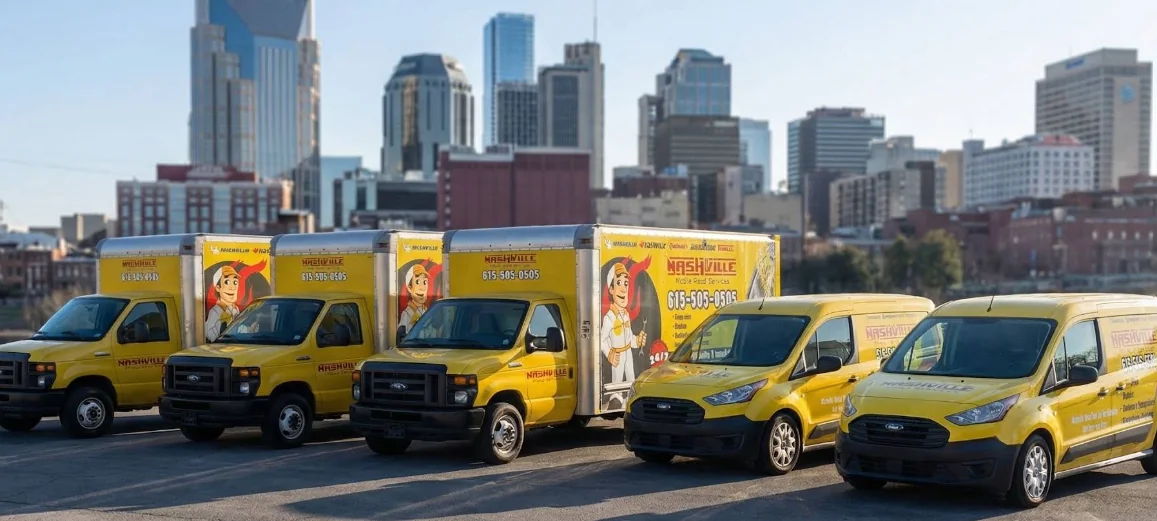 Nashville Mobile Road Services fleet in Nashville